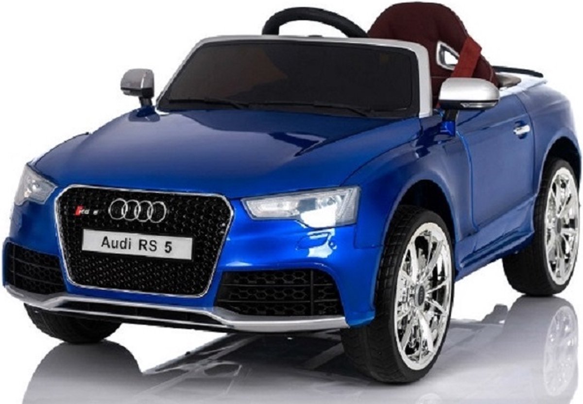 Audi RS5 Kinderauto Blauw | 12V